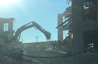 Demolition by Macadam Construction in Windsor Nova Scotia